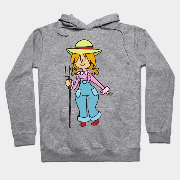 Rehaired Farmer Girl Hoodie by saradaboru